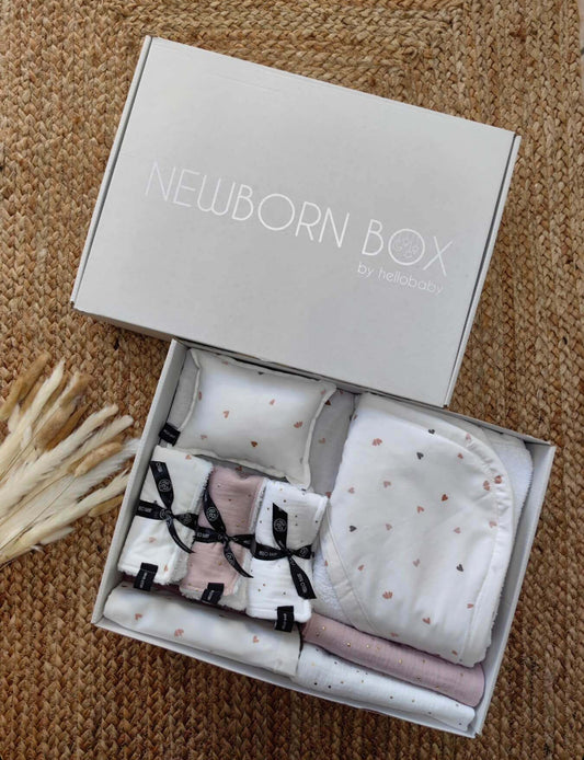 Newborn box Hearts