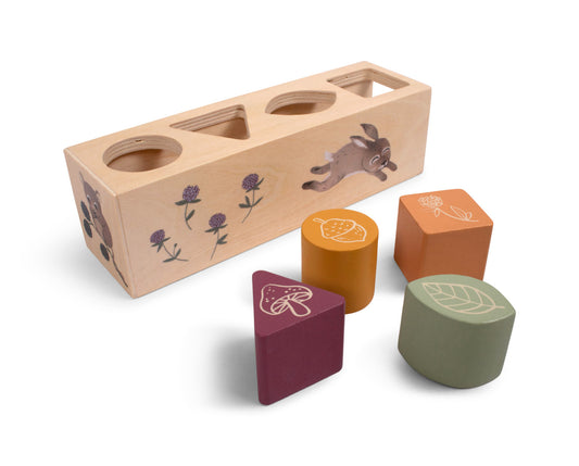 Wooden shape sorter