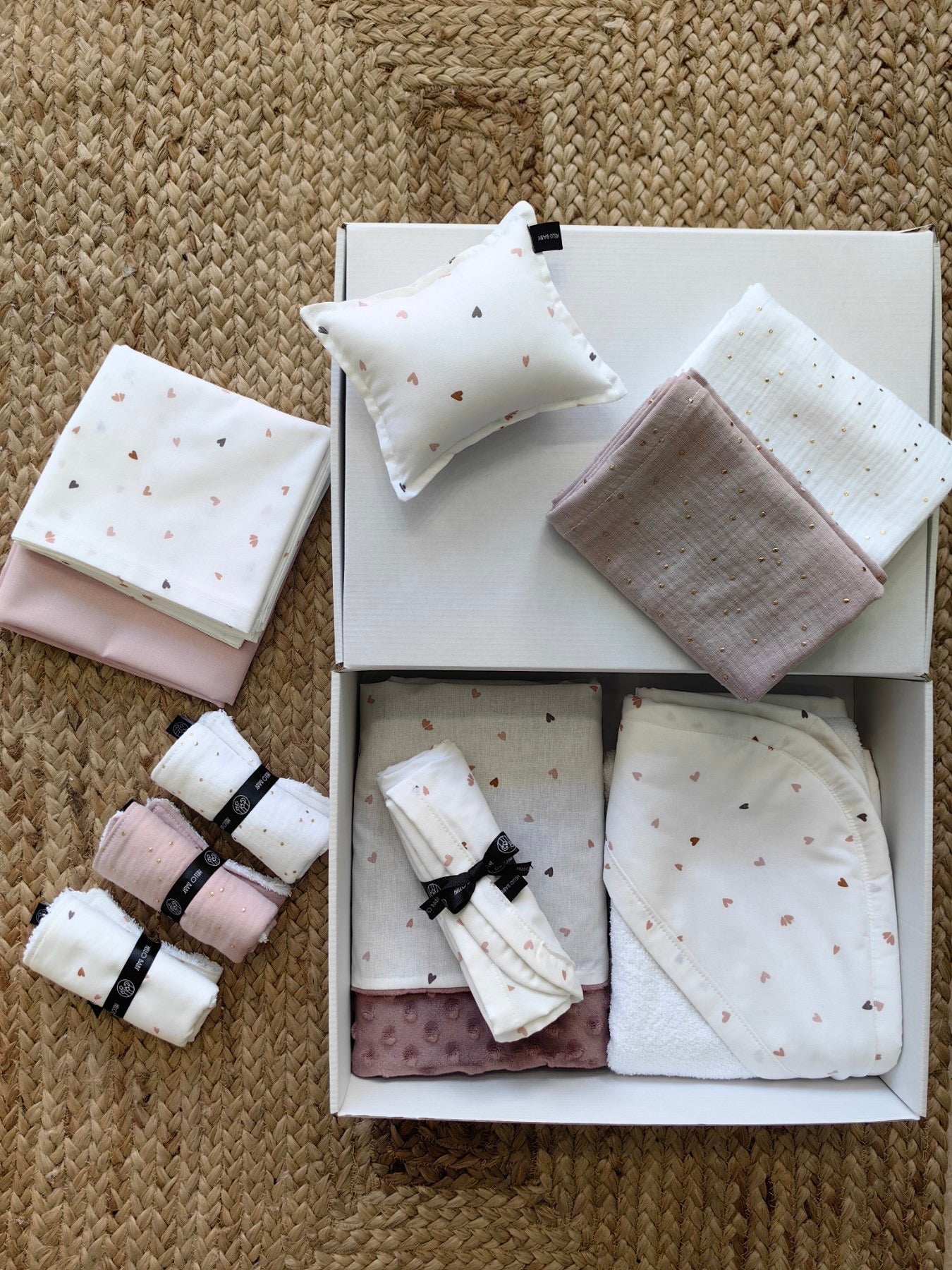 Newborn box Hearts