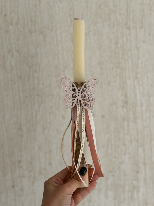 Butterfly Easter Candle