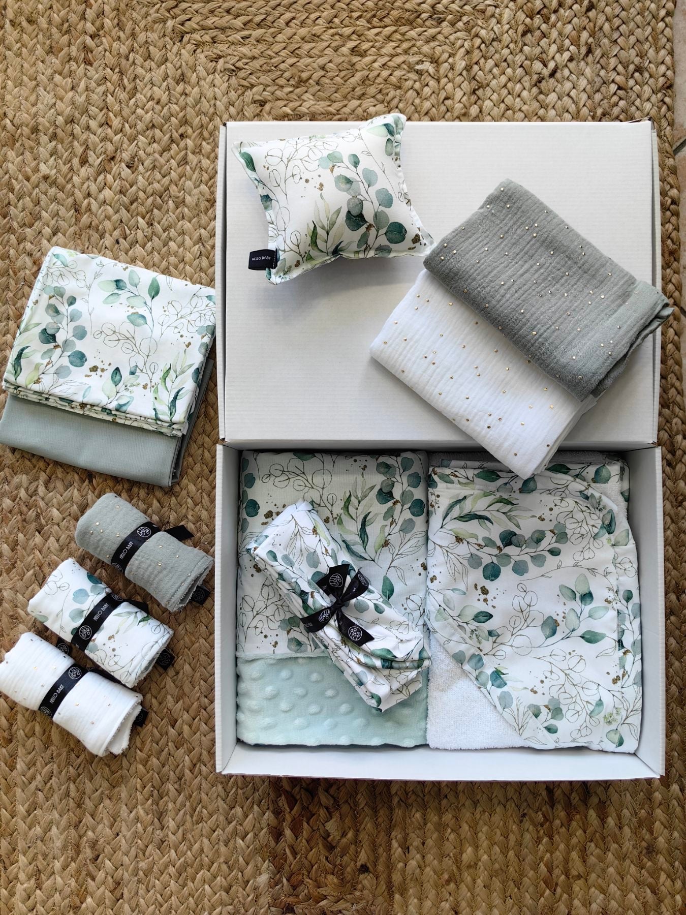 Newborn box Eucalyptus