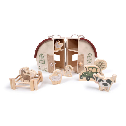 My wooden farm house with animals