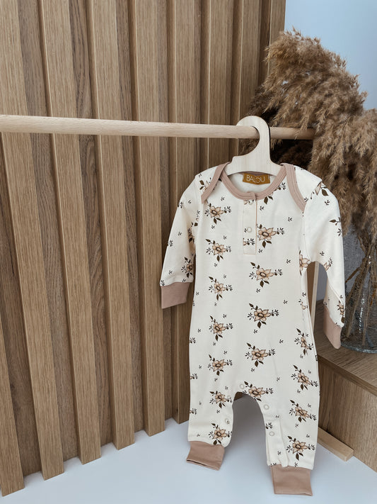 Autumn Baby Grow Floral