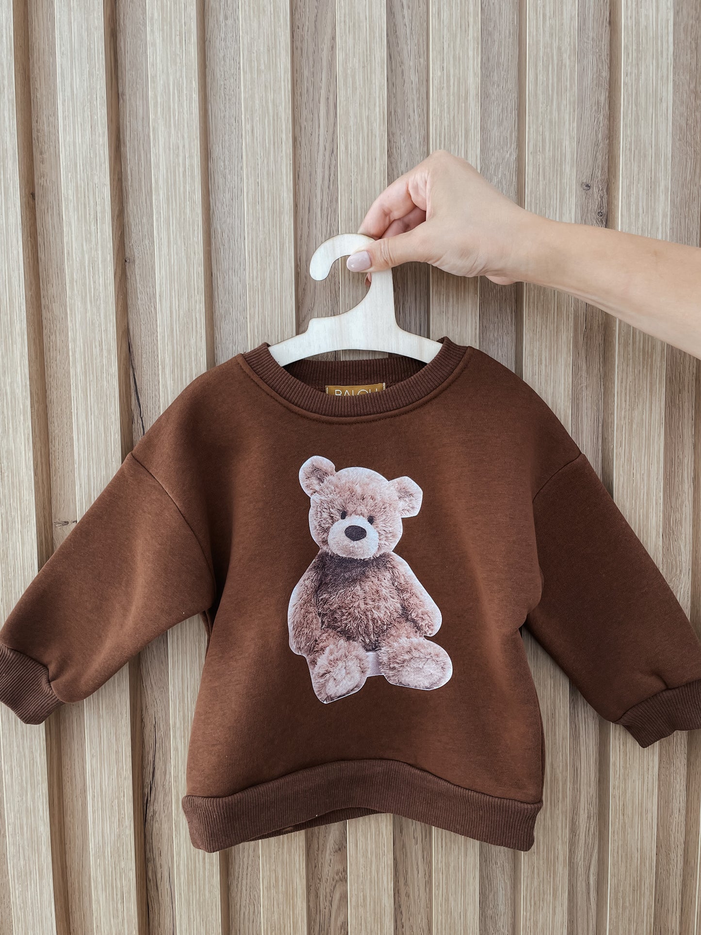 Teddy Bear Jumper Coffee