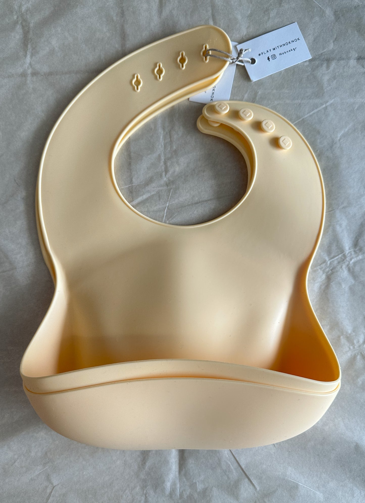 Silicone Bib Yellow